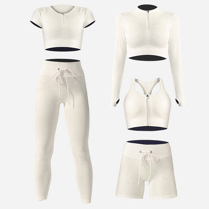 Completo sportivo da cinque pezzi, funzione: super elastico