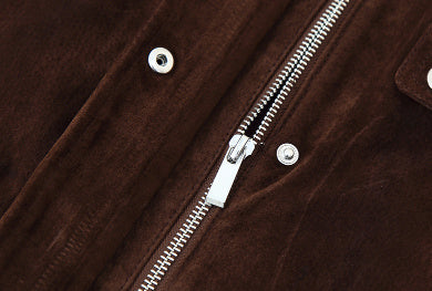 Giacca in pelle scamosciata XS,S,M,L