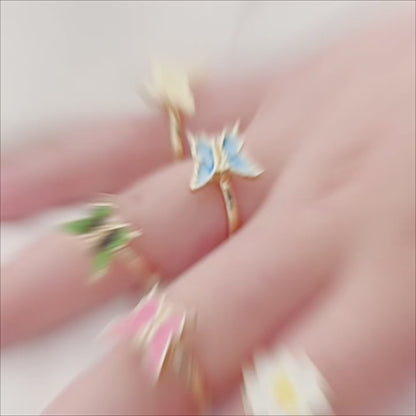 Bigiotteria- Anello con dettaglio primaverile