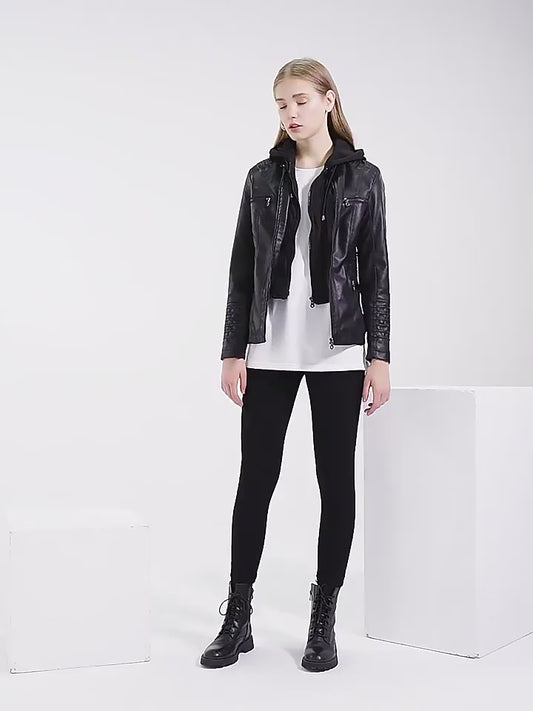 Giacca in pelle corta adatta per ogni stile disponibile in varie colorazioni S,M,L,XL,2XL,3XL,4XL,5XL,6XL,7XL